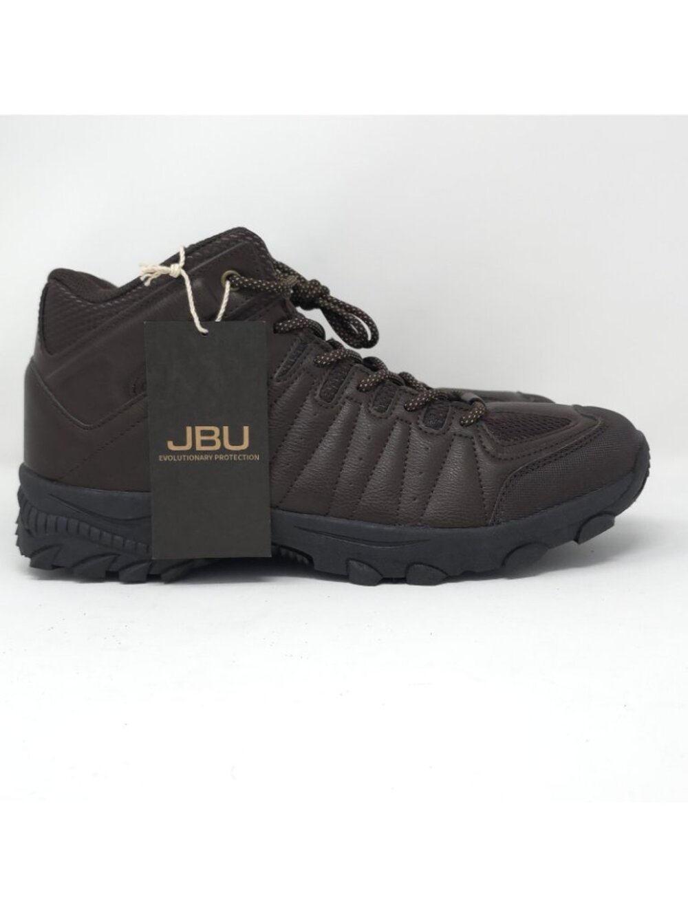 New JBU Torrence Brown Water Resistant Lace-Up Hiking Boots Men’s 10M - Picture 4 of 7